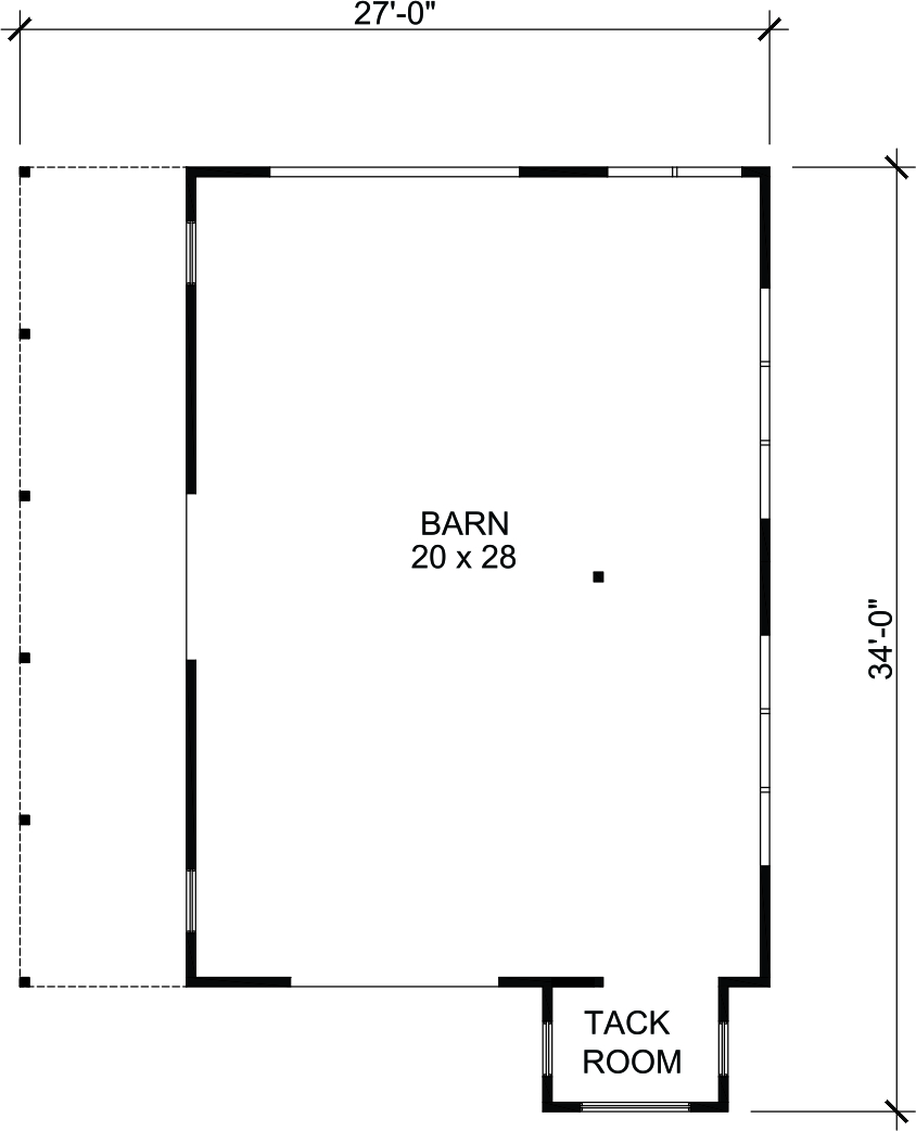 The Little Red Barn Plan 431
